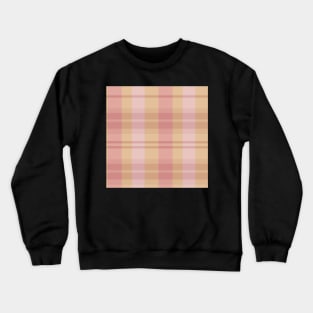 Spring Aesthetic Evander 1 Hand Drawn Textured Plaid Pattern Crewneck Sweatshirt